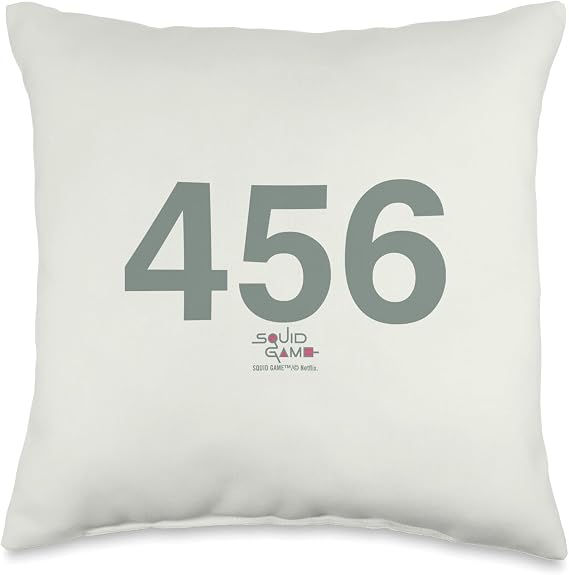 Squid Game Player 456 Officially Licensed Throw Pillow
