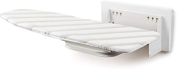 Wall Mounted Ironing Board, Hidden Household Ironing Board, 180 Rotatable Double Flap, for Home Laundry Room with Manual Easy to Install