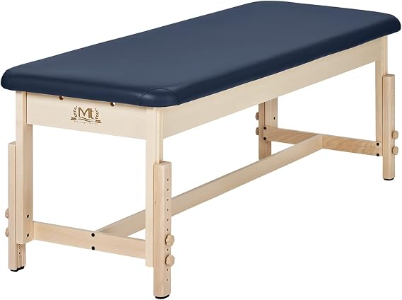 Mt Massage Tables Harvey Treatment Stationary Massage Table, Royal Blue