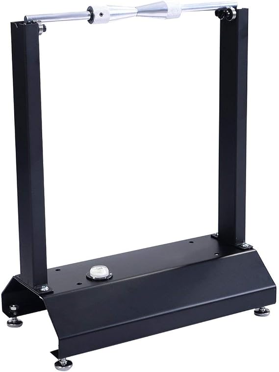 GOFLAME Motorcycle Bike Rim Tire Wheel Balancing and Truing Stand Spin Static, 168 3/520, Black