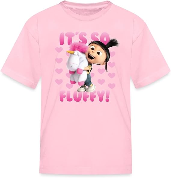 Minions Agnes It's So Fluffy with Unicorn Kid's T-Shirt