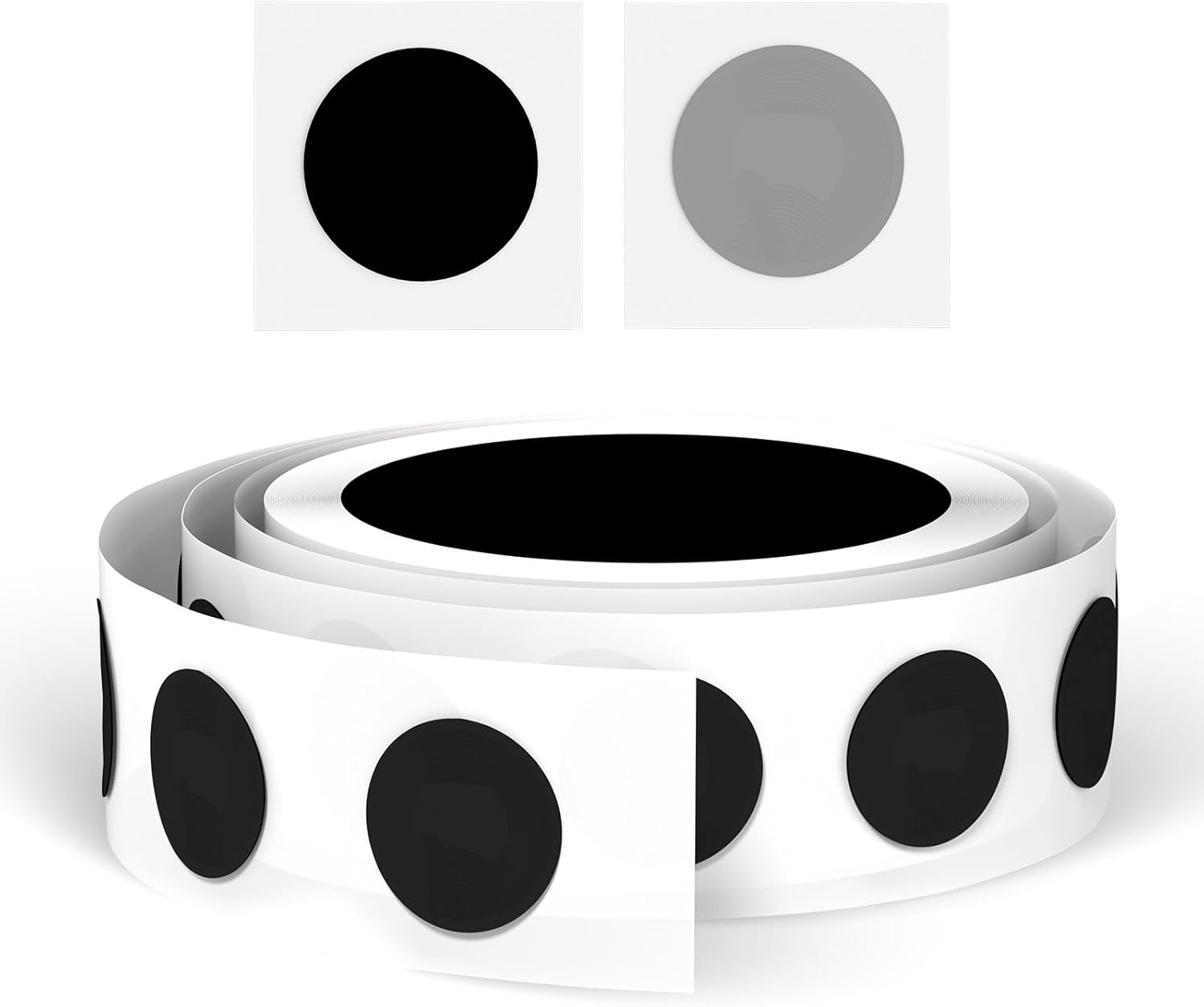 NTAG215 NFC Stickers Anti-Metal NFC 215 Tags for Amiibo Customization, Smart Devices, Gaming & Digital Content - Waterproof NFC Sticker with High Durability 30, Black