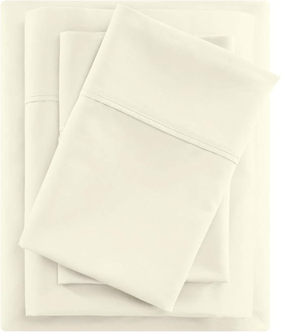 Full XL Sheets Bed Sheets Full XL 4 Piece Sheets Full XL Size Sheets Full XL Best Bed Sheets Full XL Sheet Set Full XL Size 4 Pcs. DeepPocket Cotton Sheets Best Full XL Bedding Sets Ivory Sheets
