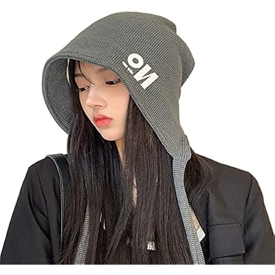 FSIGOM Women Winter Hat Cover Ears Hat Soft Stretch Cable Knitted Bucket hat