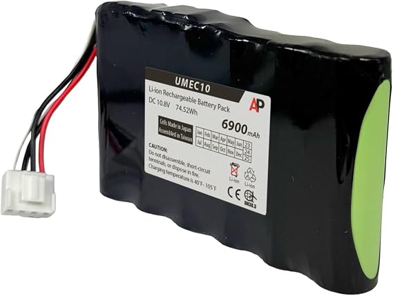 Artisan Power Replacement Battery for The Mindray uMEC10 | 6900 mAh Li-ion Rechargable Battery Replacing Model LI13S001A LI23S005A, LI23S003H, 15-037896-00, 022-000273 -00, 31CR19/65-2, 31NR19/66-2