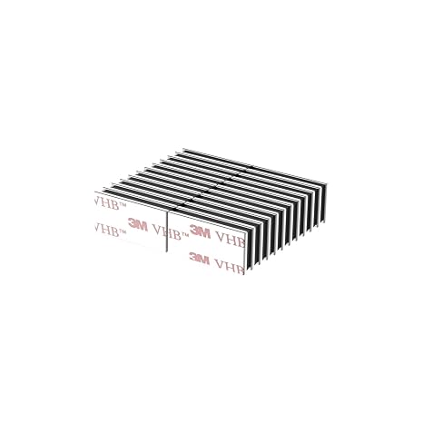 N52-1.00" x 1/2" x 1/16" - 24 Pack, Powerful Rare Earth Rectangular Magnet with 3M 4920VHB Adhesive, Neodymium Bar Magnets, Self Adhesive Block Magnet, Strong Neodymium Magnets Strips