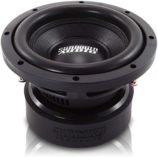 Sundown Audio E Series v.6 8" D2 Car Subwoofer - 400W RMS / 800W Peak, Dual 2-ohm Voice Coil, Optimized for Ported Enclosures, Deep Bass E8v6D2