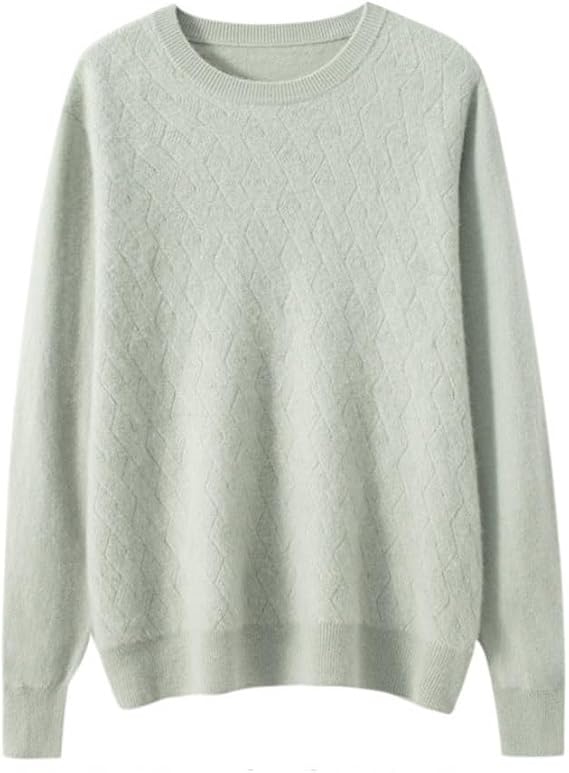 Cashmere Sweater Men's Round Neck Pullover Casual Loose Knitted Wool Sweater Sweater Man