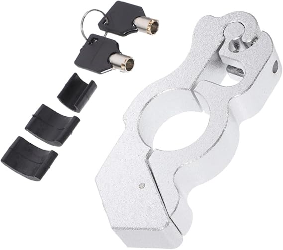 Aluminum Alloy Motorcycle Handlebar Lock Throttle Brake Security