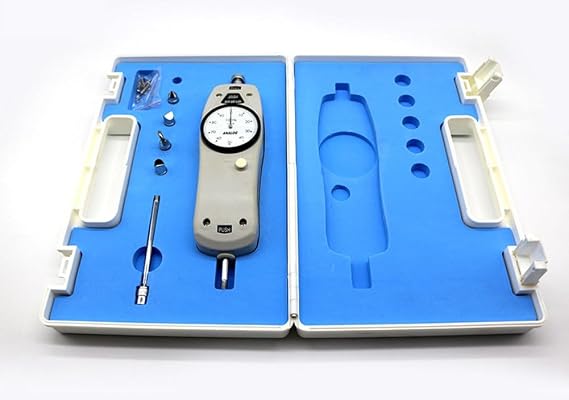 DL-100LB Push Pull Gauge Force Meter with Portable Storage Case for Tension and Compression Load Destructive Tests