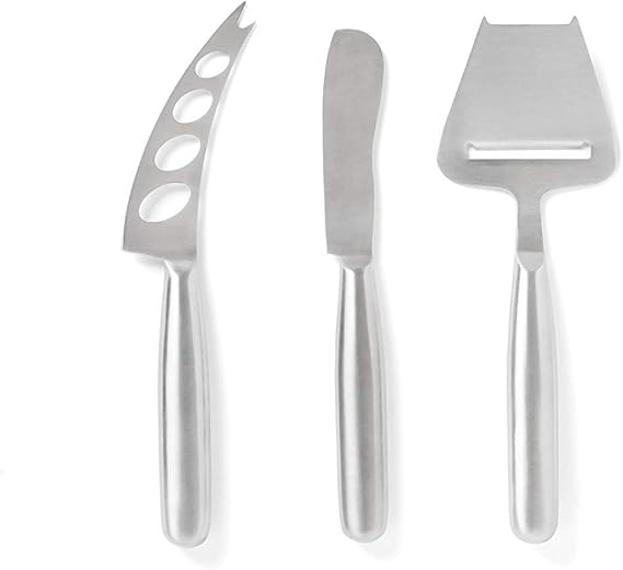 Fox Run Cheese Knife Set, 9.37 x 2.953 x 0.67 inches, Metallic