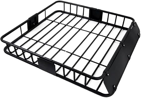 Roof Rack Basket Cargo Carrier Storage Luggage Holder Top Heavy Duty Mounting