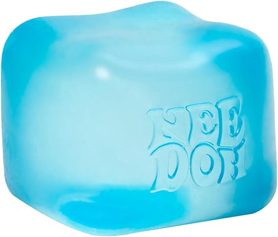 Schylling NeeDoh Nice Cube Sensory Squeeze Toy with Super Solid Squish - 5.7 cm Cube