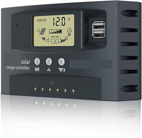 Solar Controller, Solar Controller, Automatic MPPT, Solar Power Voltage, Dual USB, LCD Display, Ships Outdoors, Sleeping in Car, Disaster Prevention, Earthquake Power Outages, Disaster Preparedness