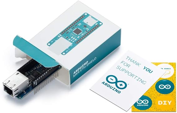 Arduino MKR ETH Shield [ASX00006] - Ethernet Connectivity Shield for Arduino MKR Boards | Ideal for IoT, Networking, and Remote Control Applications