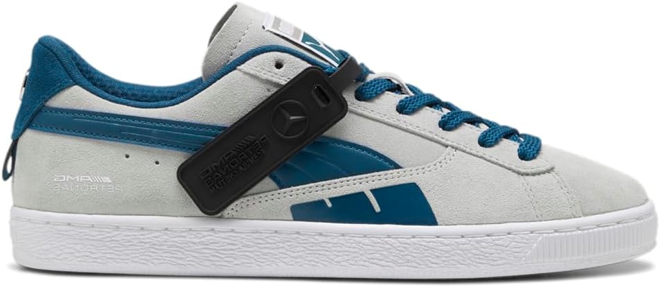 PUMA Mens Mercedes Amg Petronas F1 X Suede Lace Up Sneakers Shoes Casual - Black, Grey