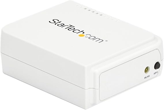 StarTech 1-Port Wireless N Network USB 2.0 Print Server, TAA (PM1115UW)