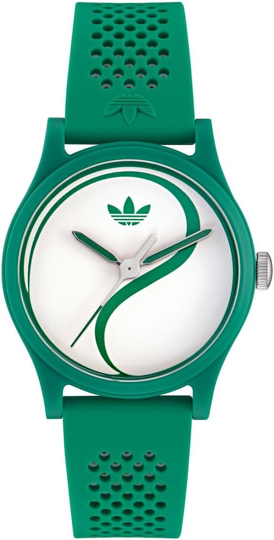 Adidas Originals Watch AOSY25519 Unisex Wristwatch, Quartz, 3 ATM Waterproof, Mineral Glass, White Dial, Resin