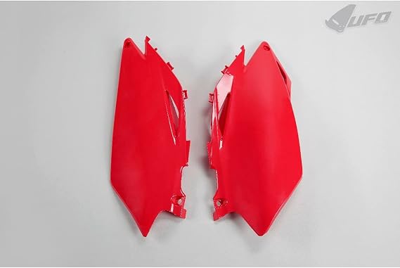Fiancatine Laterali Red Replacement Side Panels Plastic Bodywork for Off-Road Dirt Bike- Compatible with Honda CRF 250 R (2010) - CRF 450 R (2009-10) - CRE 450 F (2009-10)