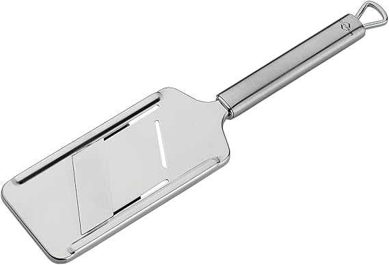 Kuchenprofi Vegetable Slicer - 12-Inch Silver 18/10 Stainless Steel - Adjustable Slicer with Ergonomic Triangular Handle