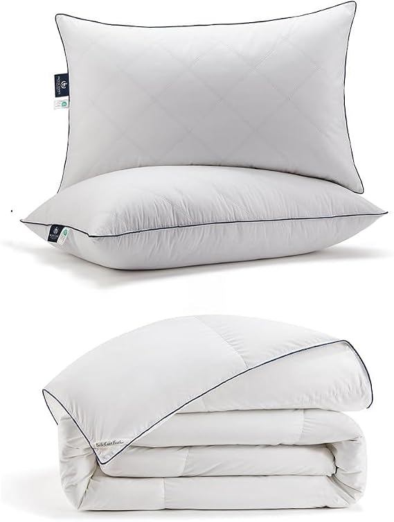 Pacific Coast Feather and Down Pillows Queen Size Down Fiber Comforter King Size