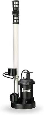Simer 2944RP 12 HP Quick Install Sump Pump