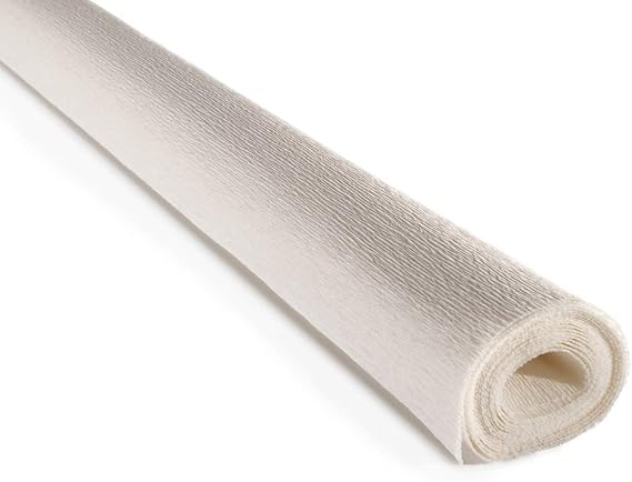 FloristryWarehouse Crepe Paper roll 90g (50 x 150cm) White (Shade 350)