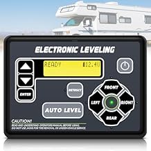 421484 RV Leveling System Touchpad Control Panel for RV 5th Wheel and Travel Trailer Electronic Leveling Control Panel Assembly