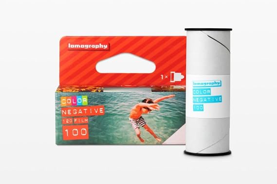 Lomography Color Negative 120 Film, ISO 100, Single Pack, C41 Process