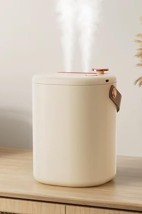 Şarjlı Hava Nemlendirici 1.2 Litre Kablosuz Buhar Makinesi LED Işık Aroma Difüzörü Sesiz Nemlendirme