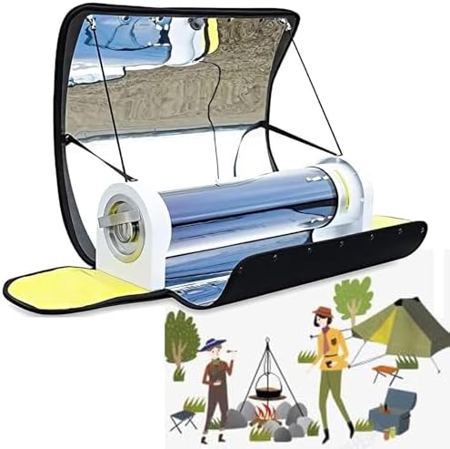 Portable Solar Stove - Solar Oven for Outdoor Cooking, 4.5L Capacity, Efficient Solar Panels Cook Meals in 20-30 Minutes, Ideal for Camping, Travel, and Beach