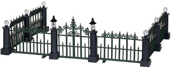 Lemax Village Collection Classic Victorian Fence Set of 7 # 24534