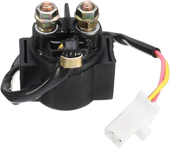 Motorbike Starting Relay Starter Solenoid Relay Compatible with CG-125 GY6-125 FXD-125 150CC
