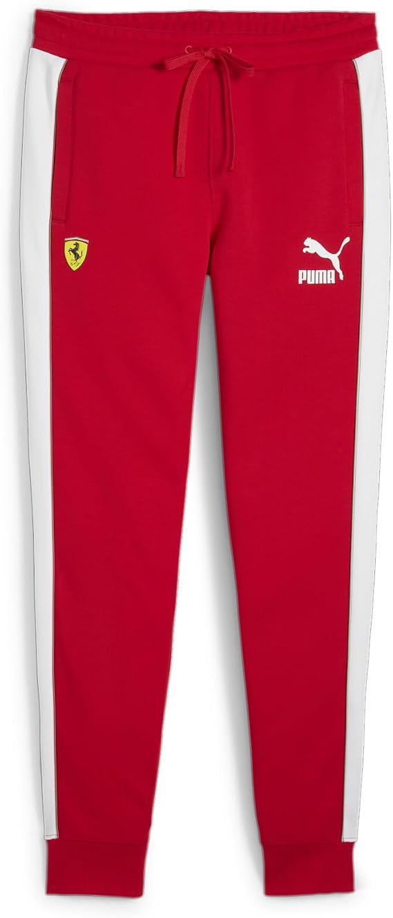 PUMA Mens Scuderia Ferrari Race Mt7 Pants Casual Moisture Wicking