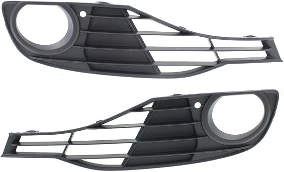 Evan Fischer Fog Light Trim Set of 2 Compatible with 2012-2015 BMW 328i, 2013-2015 328i xDrive, 2012-2015 335i & 2013-2015 335i xDrive - BM1039129, BM1038129
