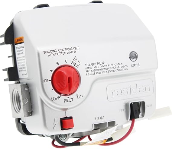 WT8840A1000 - ClimaTek Upgraded Water Heater Gas Standing Pilot Control Valve Replaces Honeywell Resideo WV8840A1000, WV8840A1001