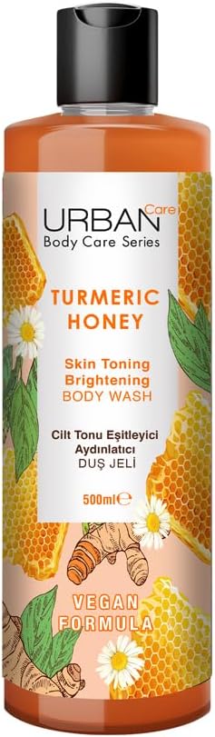 URBAN Care Turmeric Honey Cilt Tonu Eşitleyici ve Aydınlatıcı Duş Jeli 500 ml- Vegan