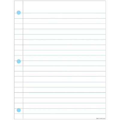 Ashley Productions ASH92001 Smart Poly Chart, Notebook Page Lined, 17 x 22