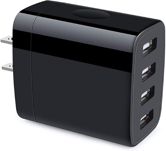 iPhone Charger Block, 4.8A Multi Port USB Wall Charger Plug Power Adapter | Charging Cube Brick Box for iPhone 17e 17 16e 16 15 14 13 12 Pro Max SE XS XR X Samsung Galaxy S26 S25 S24 S23 S22 A17 A16 5G