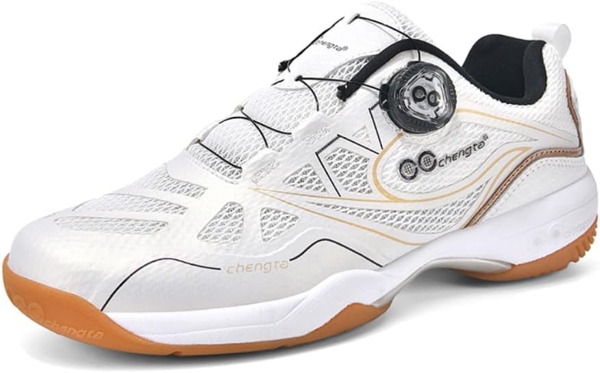 Badminton Shoes Lightweight Indoor Court Shoes Non-Slip Breathable Training Sneakers for Men Women
