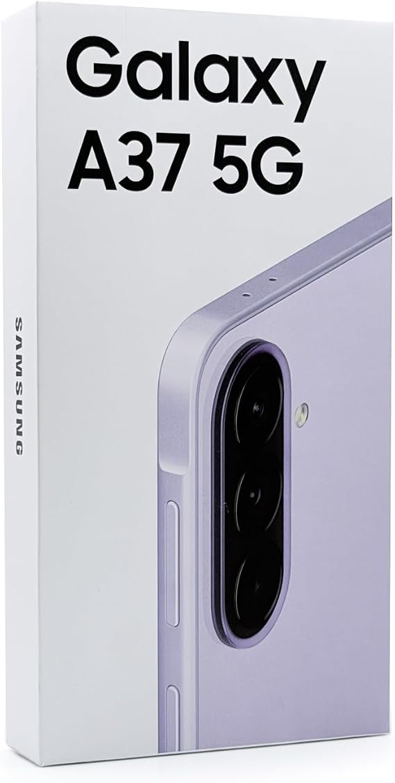 Samsung Galaxy A37 5G Ai (US & Global) (Not for Xfinity) (128GB + 6GB) Version Latina NFC Unlocked SM-A376B/DS 6.7" 120Hz 50MP Triple (Awesome White SM-A376BZWJGTO)