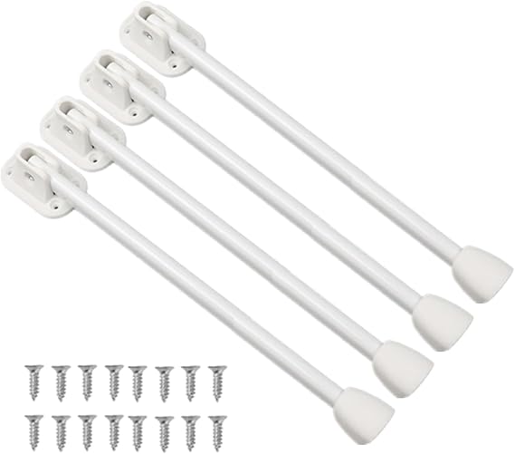 Of 4 Folding Table Legs Brace Rack, Extended Horseshoe Designs Furniture Brackets with Screws for Storage Home Desk Legs