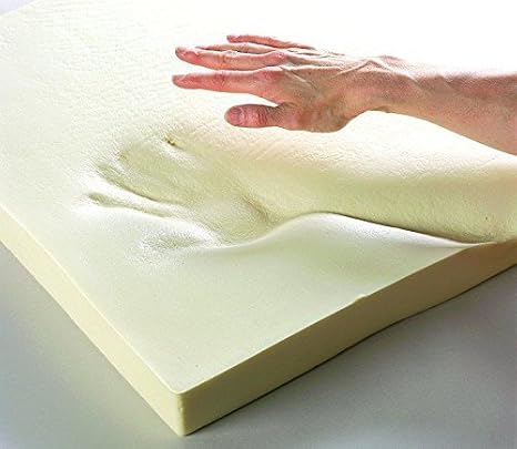 Dream Solutions USA Upholstery Visco Memory Foam Square Sheet- 3.5 lb High Density 2"x15"x15"- Luxury Quality for Sofa, Chair Cushions, Pillows, Doctor Recommended for Backache & Bed Sores