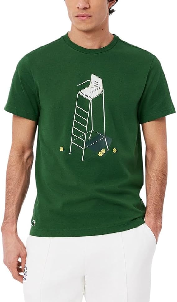 Lacoste Men's Tennis Heritage Print T-Shirt