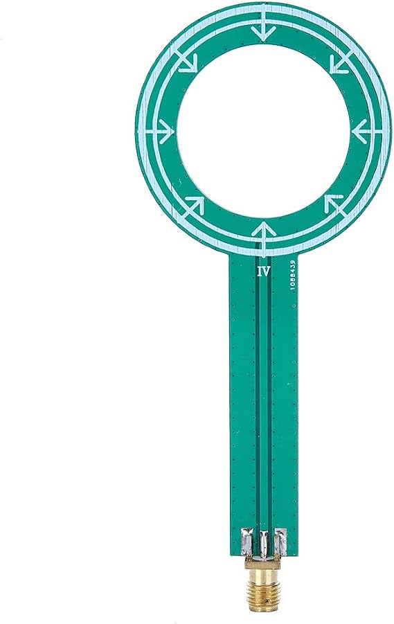 EMC EMI Near Field Antenna , Ring PCB Printed Circuit Board Antenna SMA Male Thread