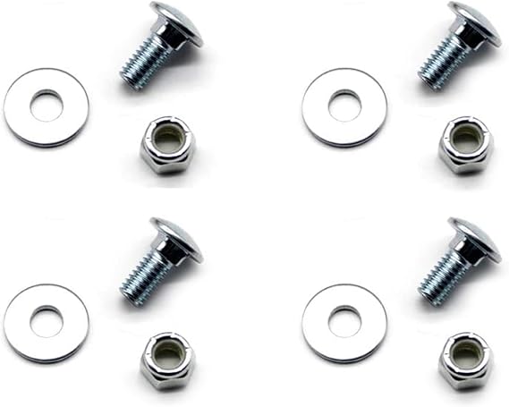 4 Pack 712-04063 784-5580 (5/16-18) 3/4 Skid Slide Shoe Mounting Bolts Kit 710-0451 736-0242 Replacement C-ub Cadet MTD Snow Blower