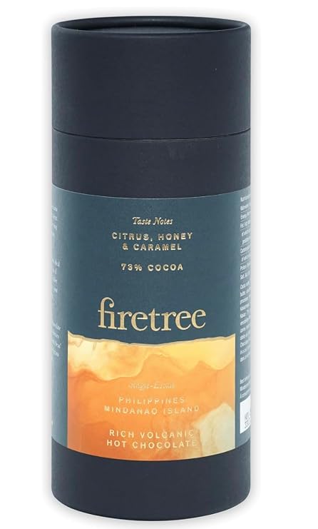 Firetree Philippines, Mindanao Island (73%) Rich Volcanic Hot Chocolate 245g...