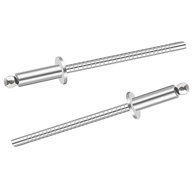 100pcs 18 x 12 inch 304 Stainless Steel Pop Rivets, 3.2 x 12.7mm Blind Rivets for DIYAutomotive RepairsFurniture
