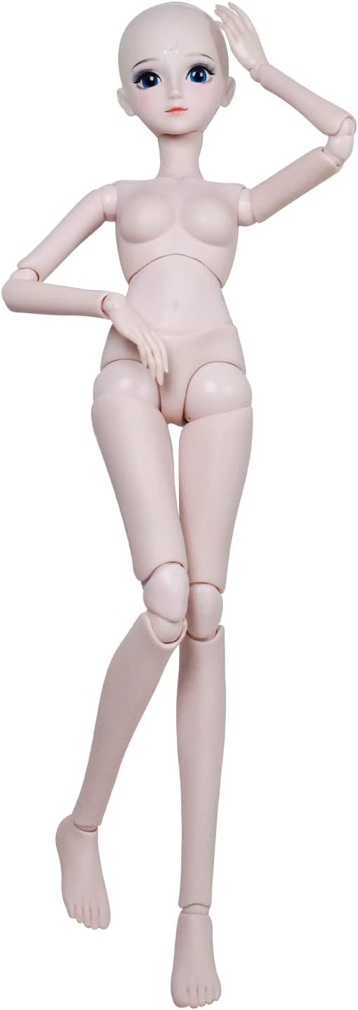 1/3 BJD Doll Ashley 24" - 60cm Customized Doll Body, Ball Jointed SD Dolls, Joints Move PVC DIY Dolls