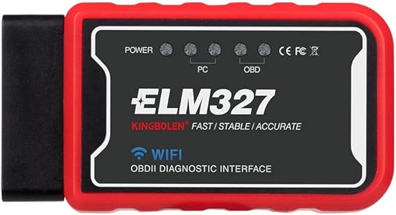 ELM327 OBD2 Scanner WiFi Car Failure Detector OBD OBDII Code Reader Check Engine Light Diagnostic Scan Tool for iOS and Android (WiFi Version)